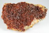Ruby Red Vanadinite Crystal Cluster - Morocco #181694-2